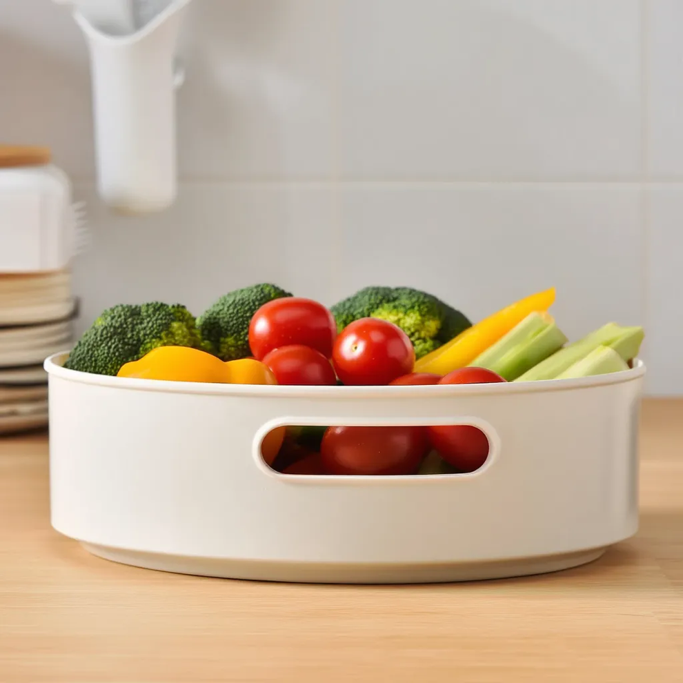 360° Rotating Multipurpose Tray Organizer –Kitchen, Bathroom & Desk Storage Tray (Pack of 1)