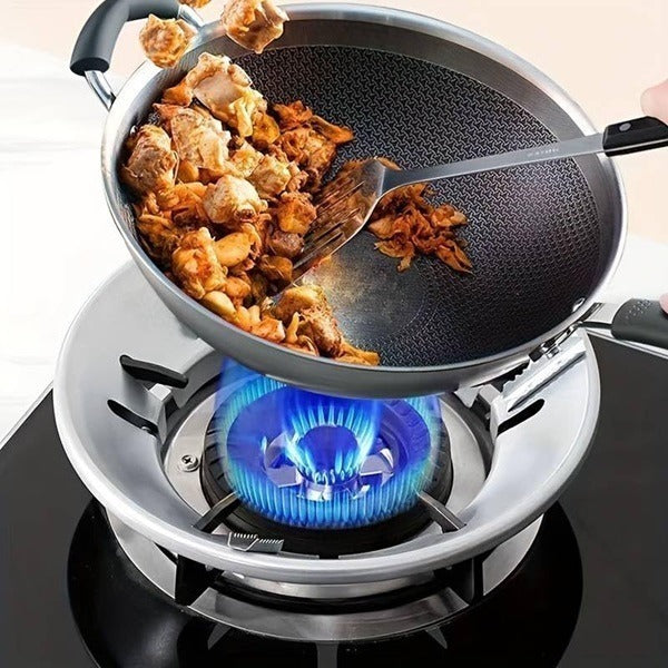 Gas Saver Burner Stand - Windproof Energy-Saving Stove Stand & Burner Protector for Indian Gas
