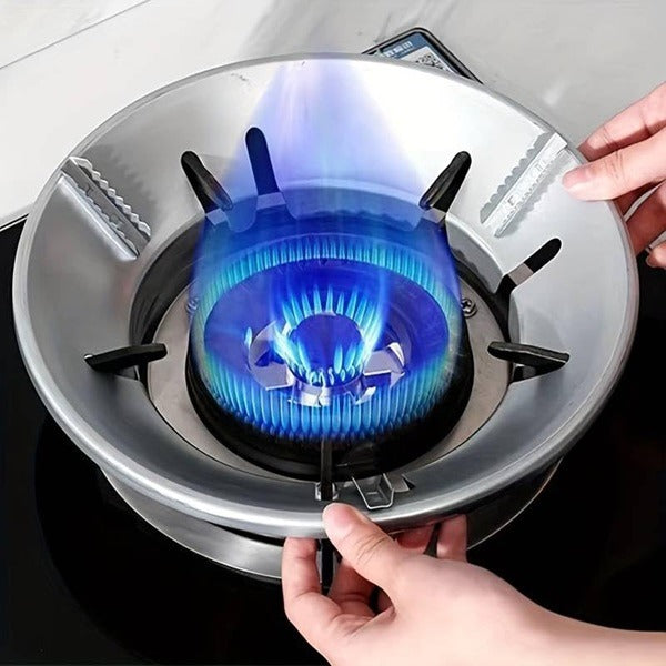 Gas Saver Burner Stand - Windproof Energy-Saving Stove Stand & Burner Protector for Indian Gas
