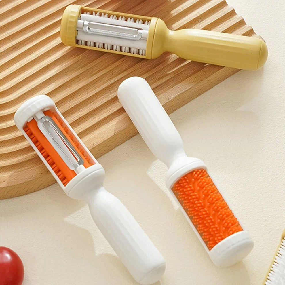 2-in-1 Durable Potato & Vegetable Peeler – Multifunctional Kitchen Tool for Cucumber, Fruits & Potatoes(Pack of 1)