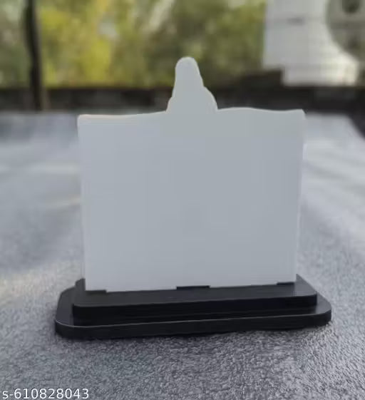 Premanand maharajji Car desk Frame Plastic and glass