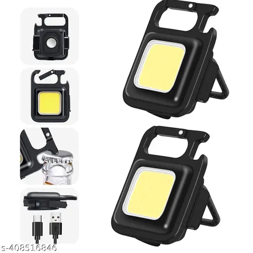 Small Led Flashlight Cob Mini Light Handheld Flashlights 800 Lumens 4 Modes Rechargeable Super Bright Keychain Light For Outdoor Emergency Camping Running Hiking Hurricane Supplies, 800 Lumen