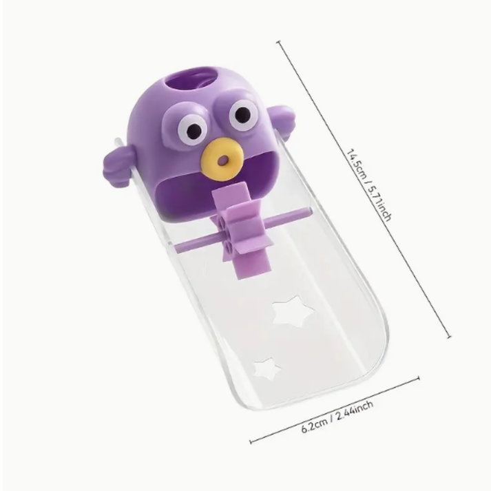 Cute Animal Faucet Extender-Soft Silicone Water Diverter for Easy Hand Washing (Random color-Pack of 1)